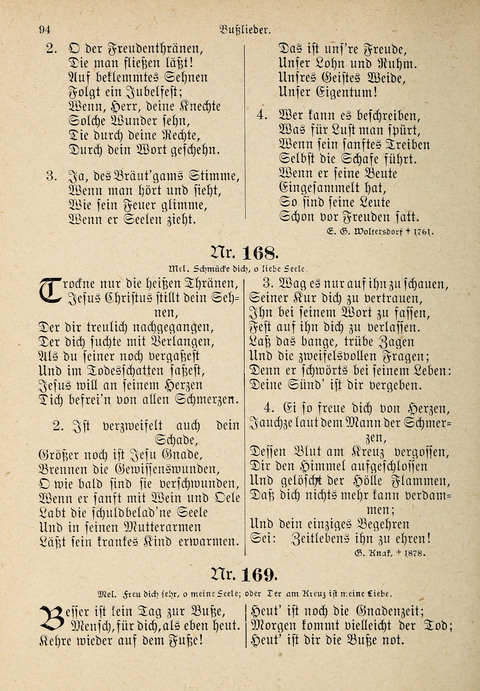 Evangelisches Gesangbuch: für die deutschen Congregational-Gemeinden von Nork-Amerika page 94