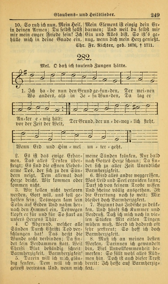 Evangelisches Gesangbuch: herausgegeben von der Deutschen Evangelischen Synode von Nord-Amerika (Revidierte Ausgabe) page 258