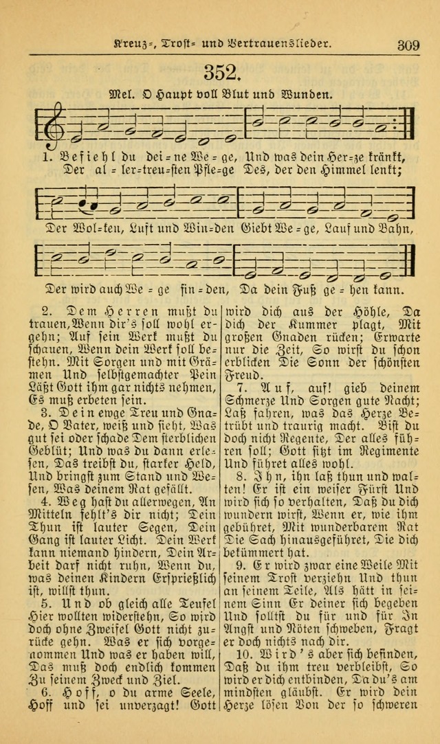 Evangelisches Gesangbuch: herausgegeben von der Deutschen Evangelischen Synode von Nord-Amerika (Revidierte Ausgabe) page 318