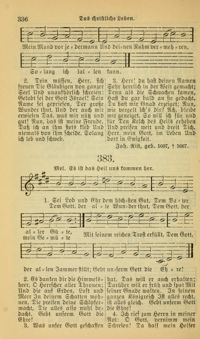 Evangelisches Gesangbuch: herausgegeben von der Deutschen Evangelischen Synode von Nord-Amerika (Revidierte Ausgabe) page 345