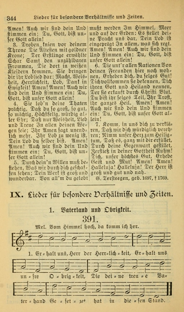 Evangelisches Gesangbuch: herausgegeben von der Deutschen Evangelischen Synode von Nord-Amerika (Revidierte Ausgabe) page 353