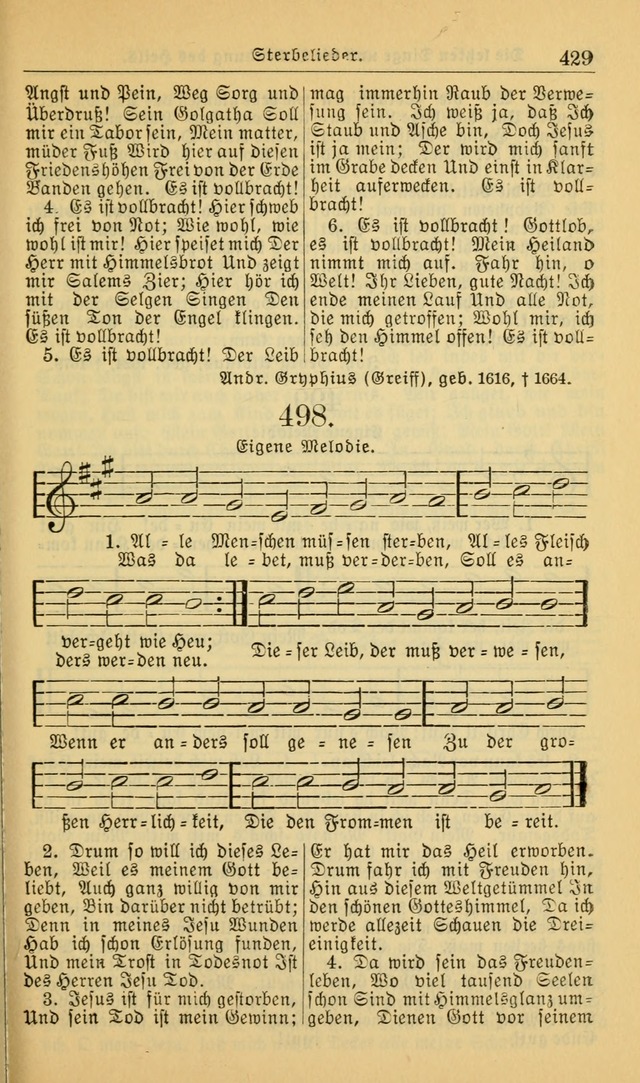 Evangelisches Gesangbuch: herausgegeben von der Deutschen Evangelischen Synode von Nord-Amerika (Revidierte Ausgabe) page 438