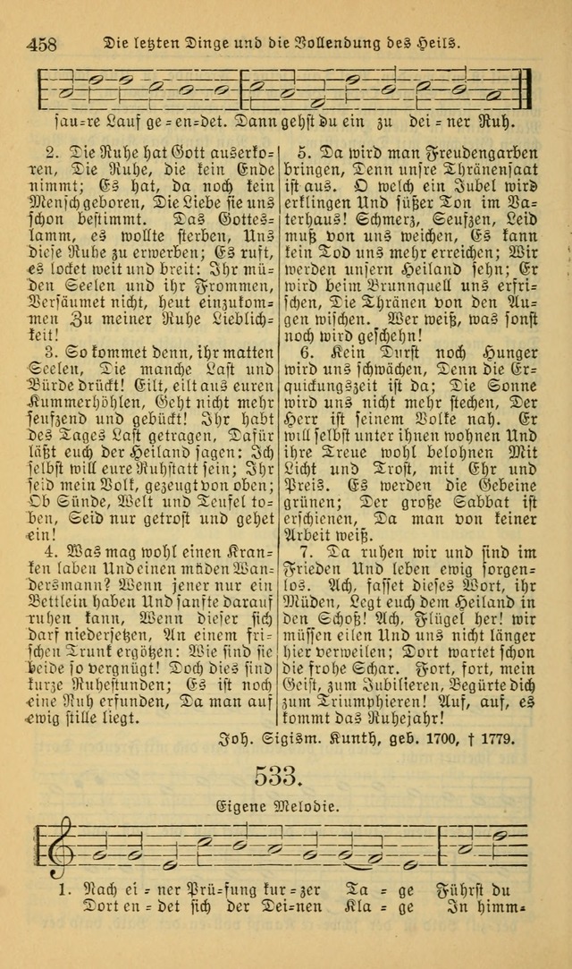 Evangelisches Gesangbuch: herausgegeben von der Deutschen Evangelischen Synode von Nord-Amerika (Revidierte Ausgabe) page 467