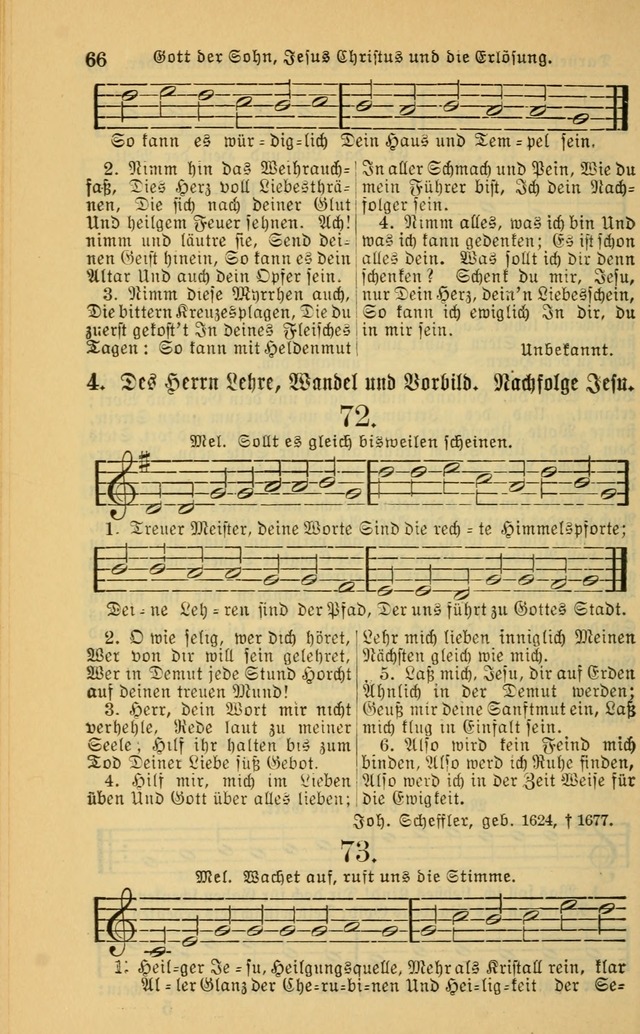 Evangelisches Gesangbuch: herausgegeben von der Deutschen Evangelischen Synode von Nord-Amerika (Revidierte Ausgabe) page 75