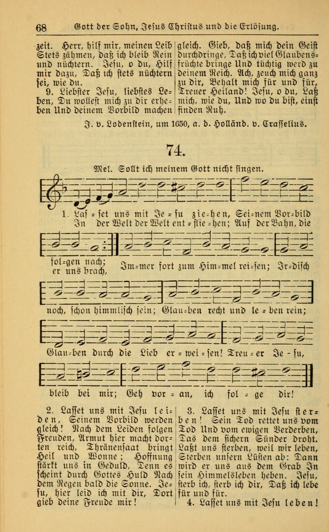 Evangelisches Gesangbuch: herausgegeben von der Deutschen Evangelischen Synode von Nord-Amerika (Revidierte Ausgabe) page 77
