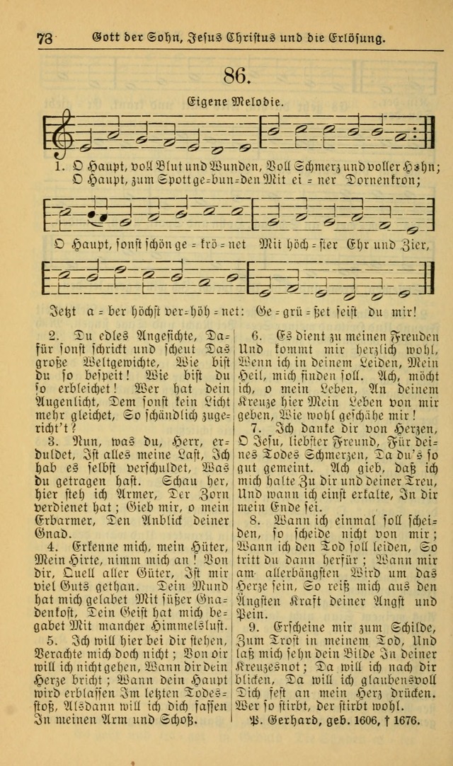Evangelisches Gesangbuch: herausgegeben von der Deutschen Evangelischen Synode von Nord-Amerika (Revidierte Ausgabe) page 87