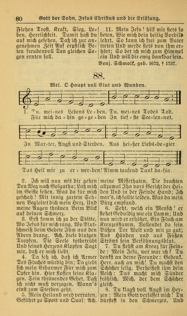 Evangelisches Gesangbuch: herausgegeben von der Deutschen Evangelischen Synode von Nord-Amerika (Revidierte Ausgabe) page 89