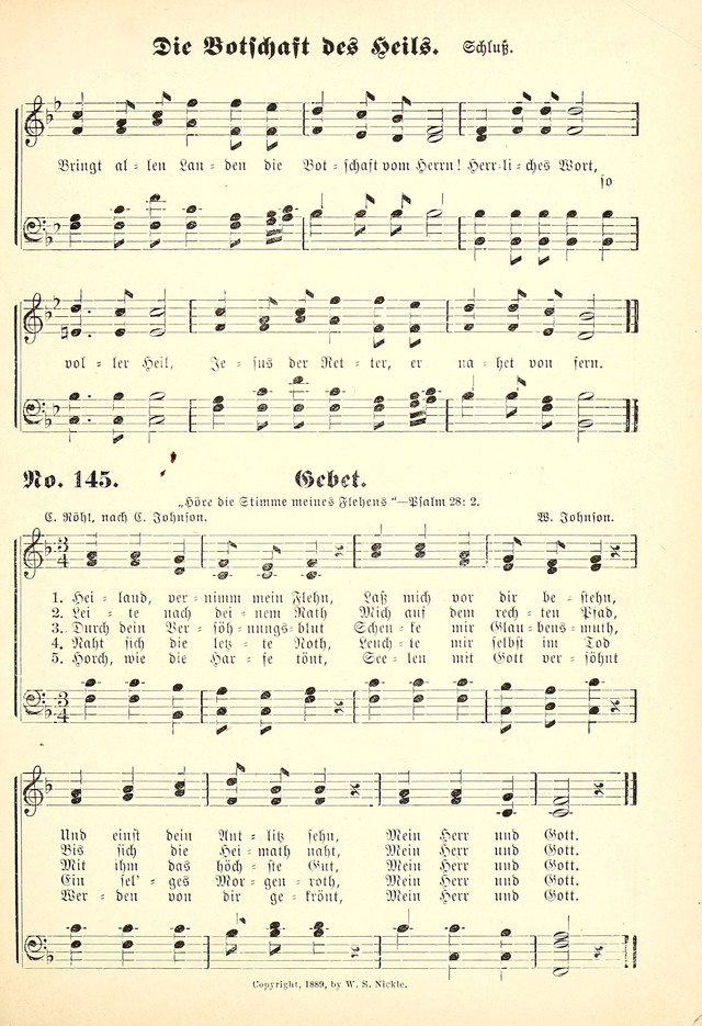 Evangelisches Gesangbuch: Die kleine Palme, mit Anhang page 143
