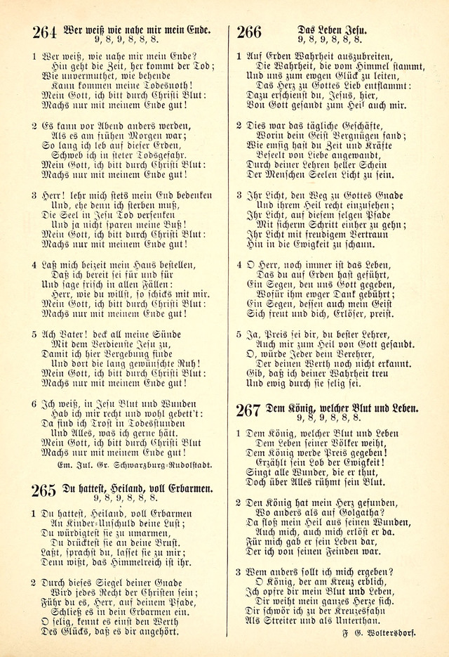 Evangelisches Gesangbuch. Die kleine Palme, mit Anhang page 205 