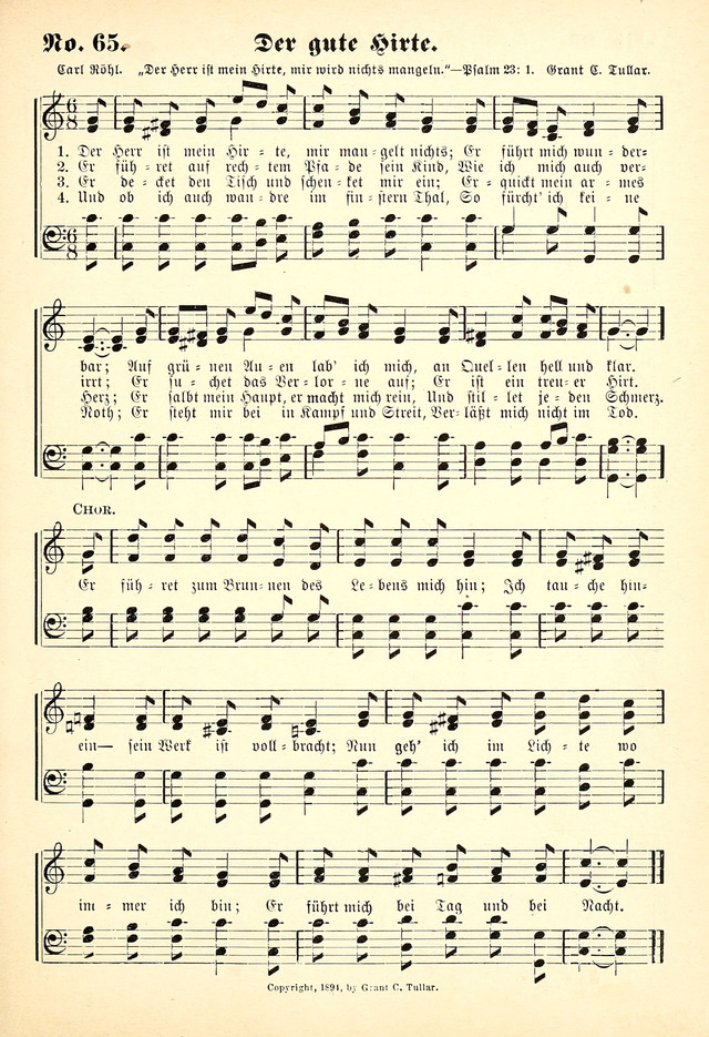 Evangelisches Gesangbuch: Die kleine Palme, mit Anhang page 63