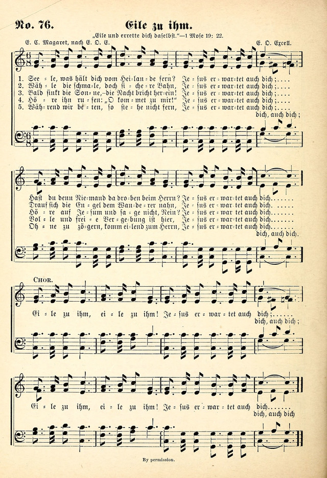 Evangelisches Gesangbuch: Die kleine Palme, mit Anhang page 74