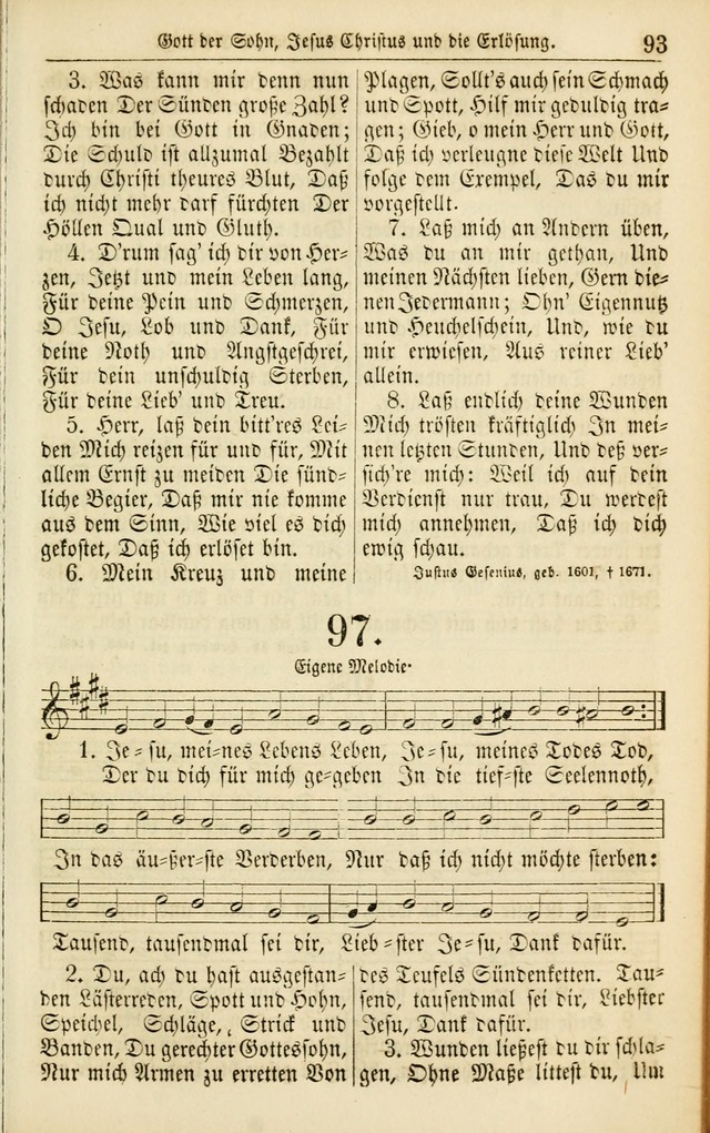 Evangelisches Gesangbuch: herausgegeben von dem Evangelischen Kirchenvereindes Westens page 102