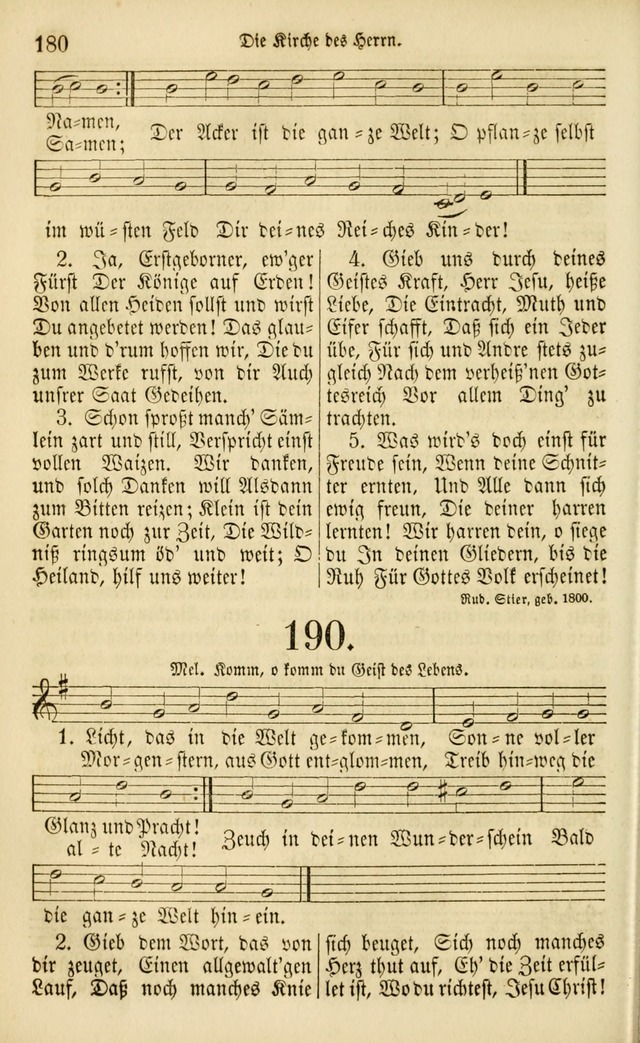 Evangelisches Gesangbuch: herausgegeben von dem Evangelischen Kirchenvereindes Westens page 191