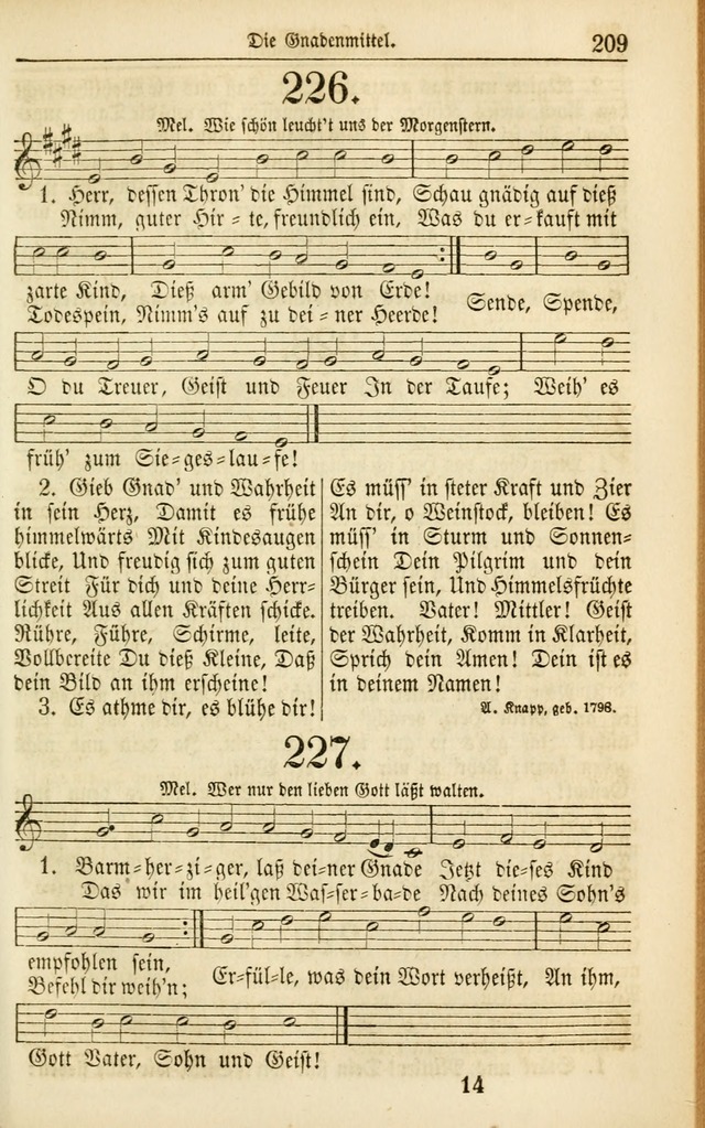 Evangelisches Gesangbuch: herausgegeben von dem Evangelischen Kirchenvereindes Westens page 220