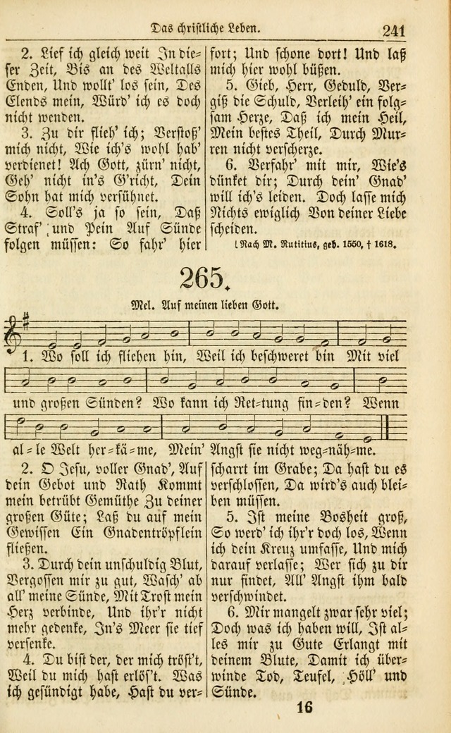 Evangelisches Gesangbuch: herausgegeben von dem Evangelischen Kirchenvereindes Westens page 252