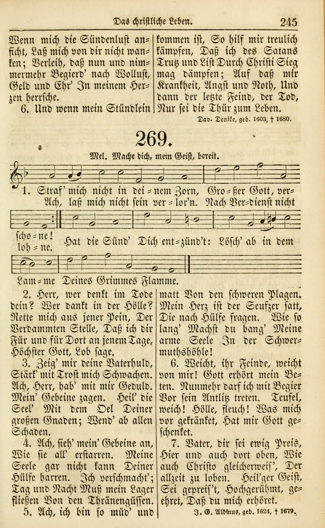 Evangelisches Gesangbuch: herausgegeben von dem Evangelischen Kirchenvereindes Westens page 256