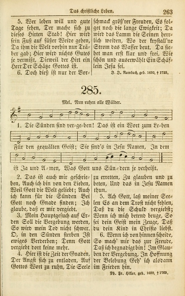 Evangelisches Gesangbuch: herausgegeben von dem Evangelischen Kirchenvereindes Westens page 274