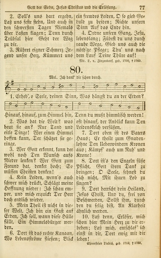 Evangelisches Gesangbuch: herausgegeben von dem Evangelischen Kirchenvereindes Westens page 86