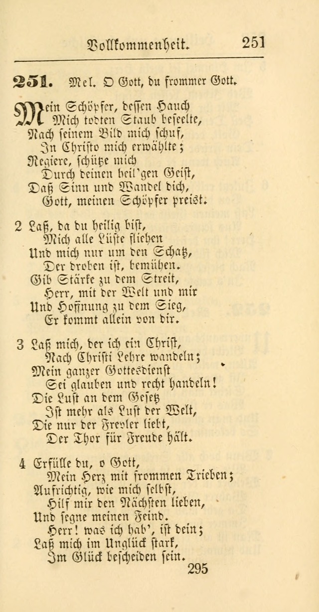 Evangelisches Gesangbuch: oder eine sammlung geistreicher lieder zum gebrauch der Evangelischen Gemeinschaft und aller heilsuchenden seelen page 295