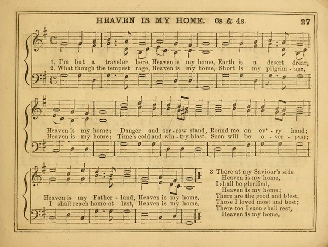 The Eolian Harp: a collection of hymns and tunes for Sunday schools and Band of Hope meetings page 27