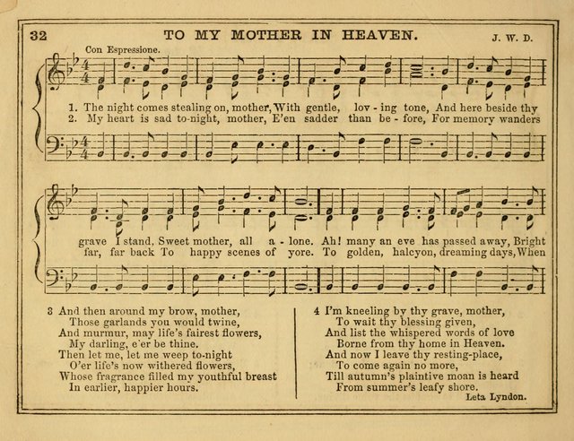 The Eolian Harp: a collection of hymns and tunes for Sunday schools and Band of Hope meetings page 32