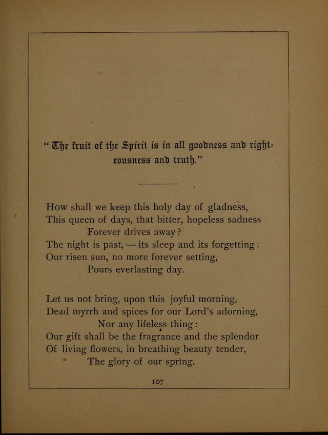 Easter Hymns page 107