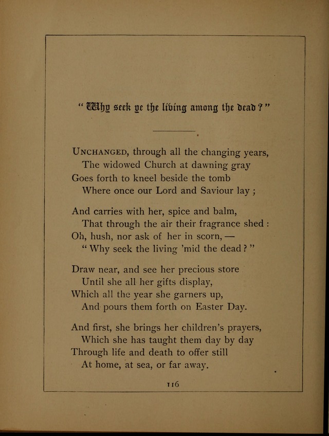 Easter Hymns page 116