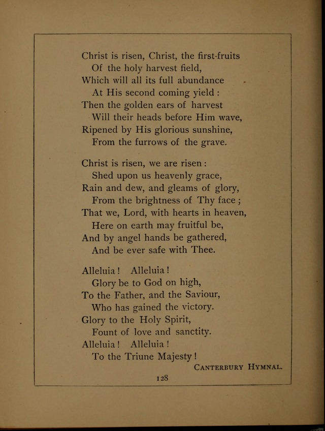 Easter Hymns page 128