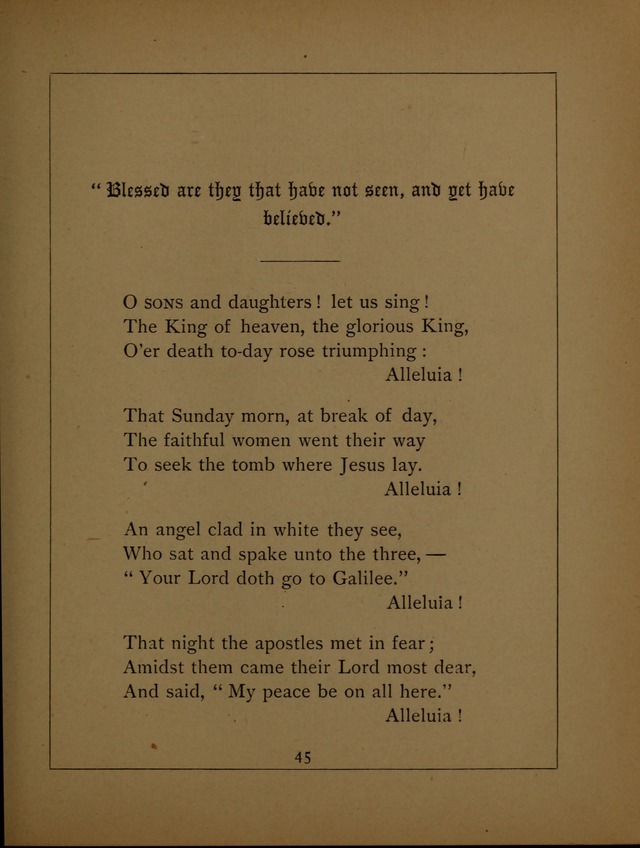 Easter Hymns page 45