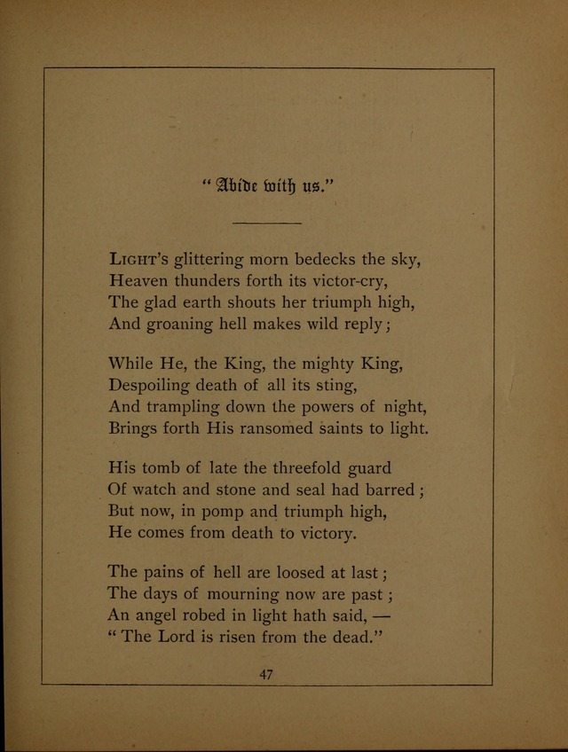 Easter Hymns page 47