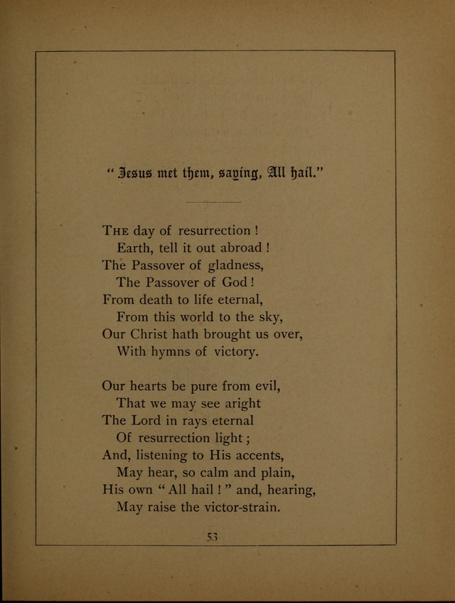 Easter Hymns page 53