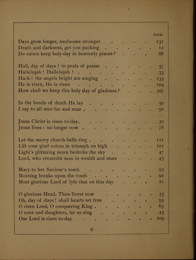 Easter Hymns page 6