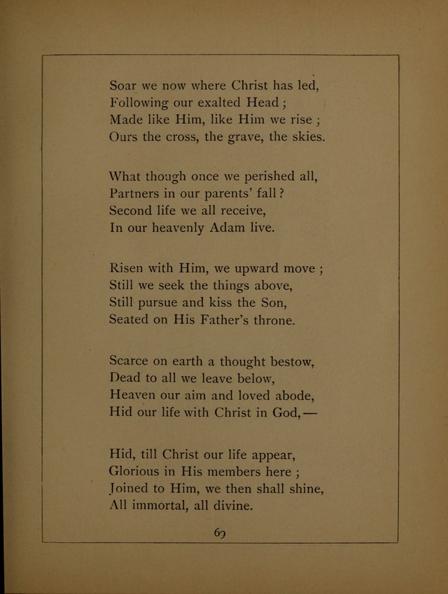 Easter Hymns page 69