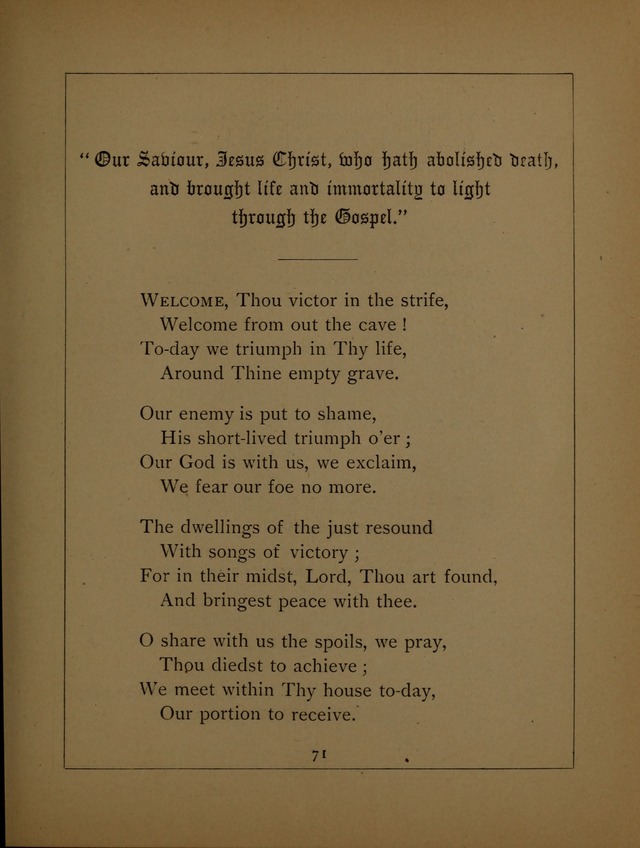 Easter Hymns page 71