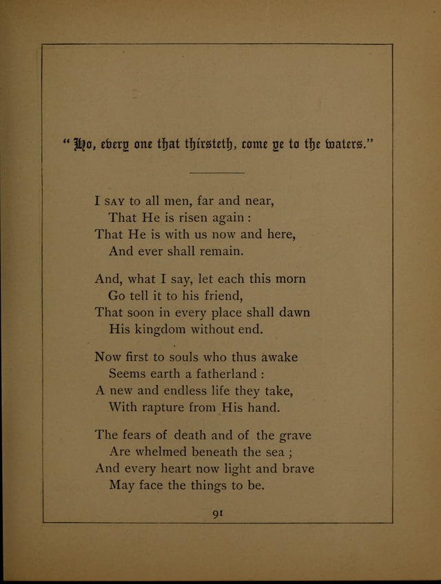 Easter Hymns page 91