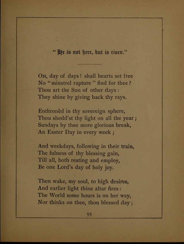 Easter Hymns page 95