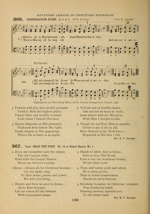 Evangelical Hymnal page 160