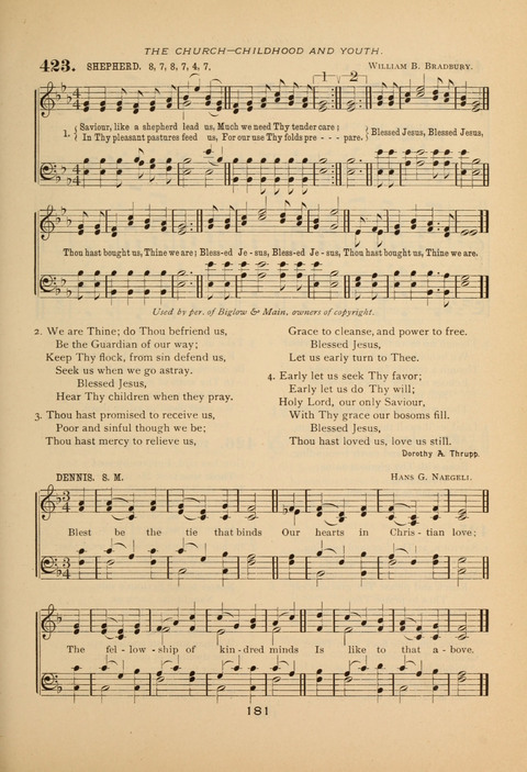 Evangelical Hymnal page 185