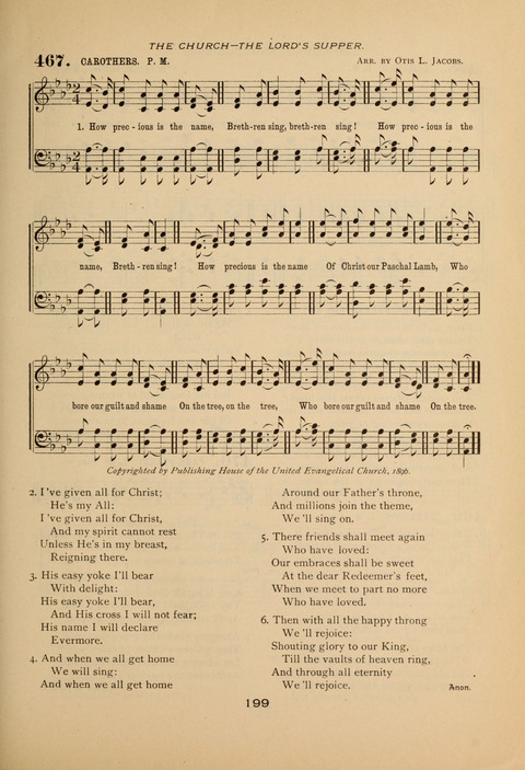 Evangelical Hymnal page 203
