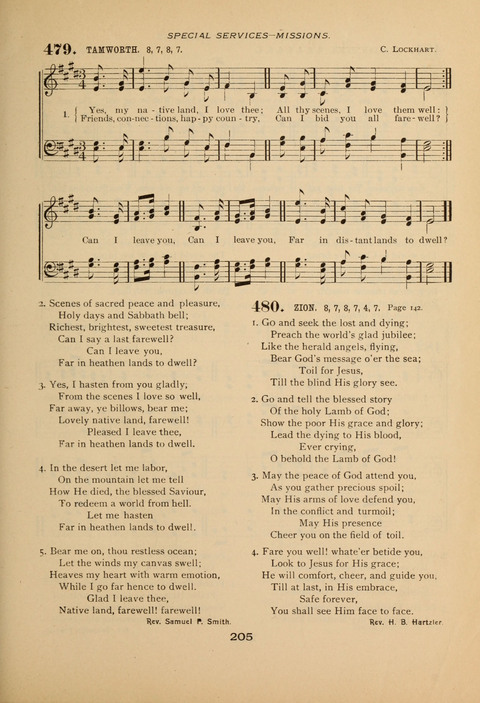 Evangelical Hymnal page 209