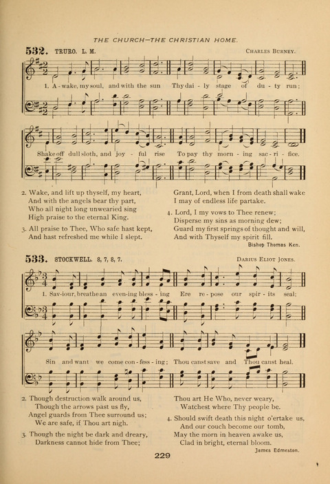 Evangelical Hymnal 532. Awake, my soul, and with the sun | Hymnary.org