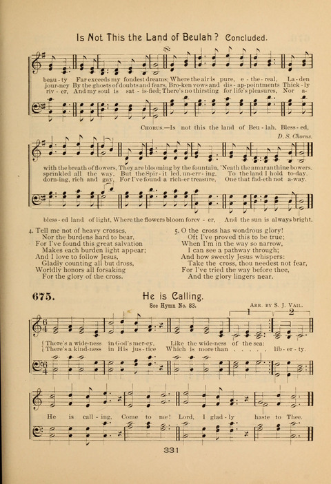 Evangelical Hymnal page 335