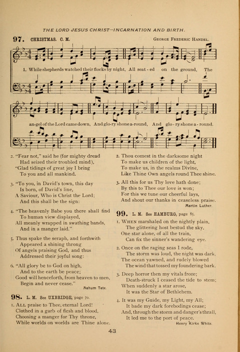 Evangelical Hymnal page 43