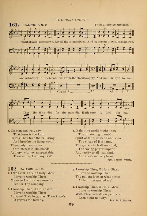 Evangelical Hymnal page 69