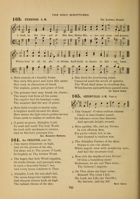 Evangelical Hymnal page 70