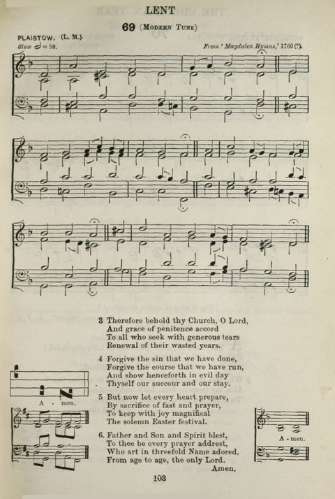 The English Hymnal: with Tunes page 101