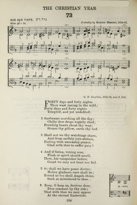 The English Hymnal: with Tunes page 106