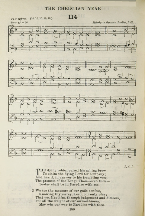 The English Hymnal: with Tunes page 154