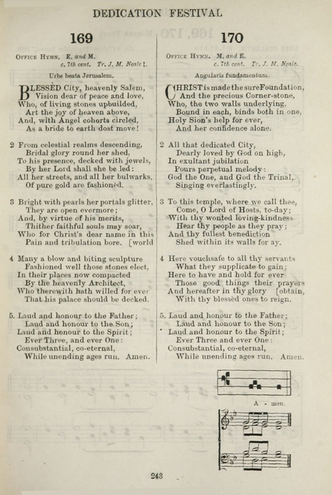 The English Hymnal: with Tunes page 243