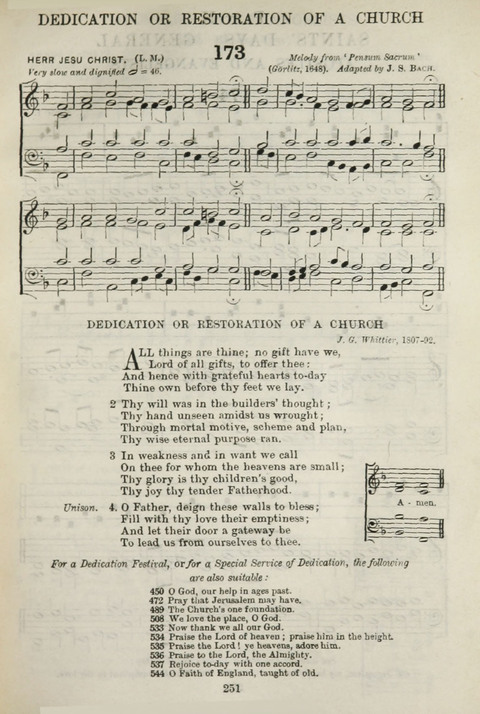 The English Hymnal: with Tunes page 251